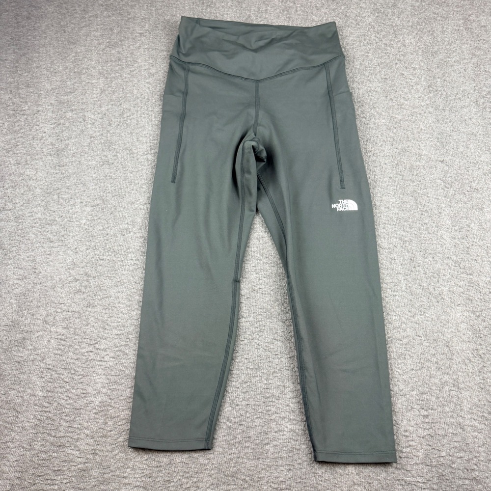The North Face Women's L Large Midline HR Crop Leggings Set Gray